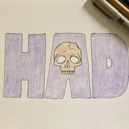 Logo of HAD literary magazine